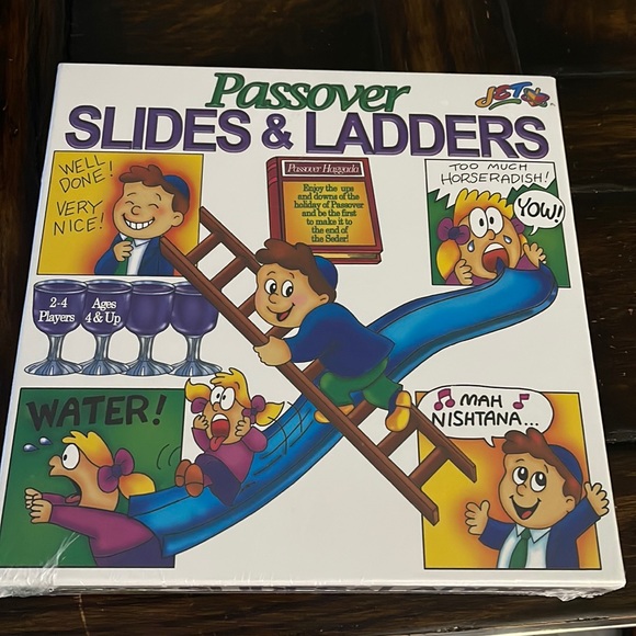 Passover Slides & Ladders Board Game - Picture 1 of 4